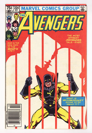 The Avengers Vol 1 224 Mid Grade (1982) Canadian Price Variant