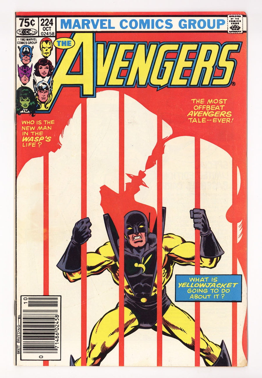 The Avengers Vol 1 224 Mid Grade (1982) Canadian Price Variant 