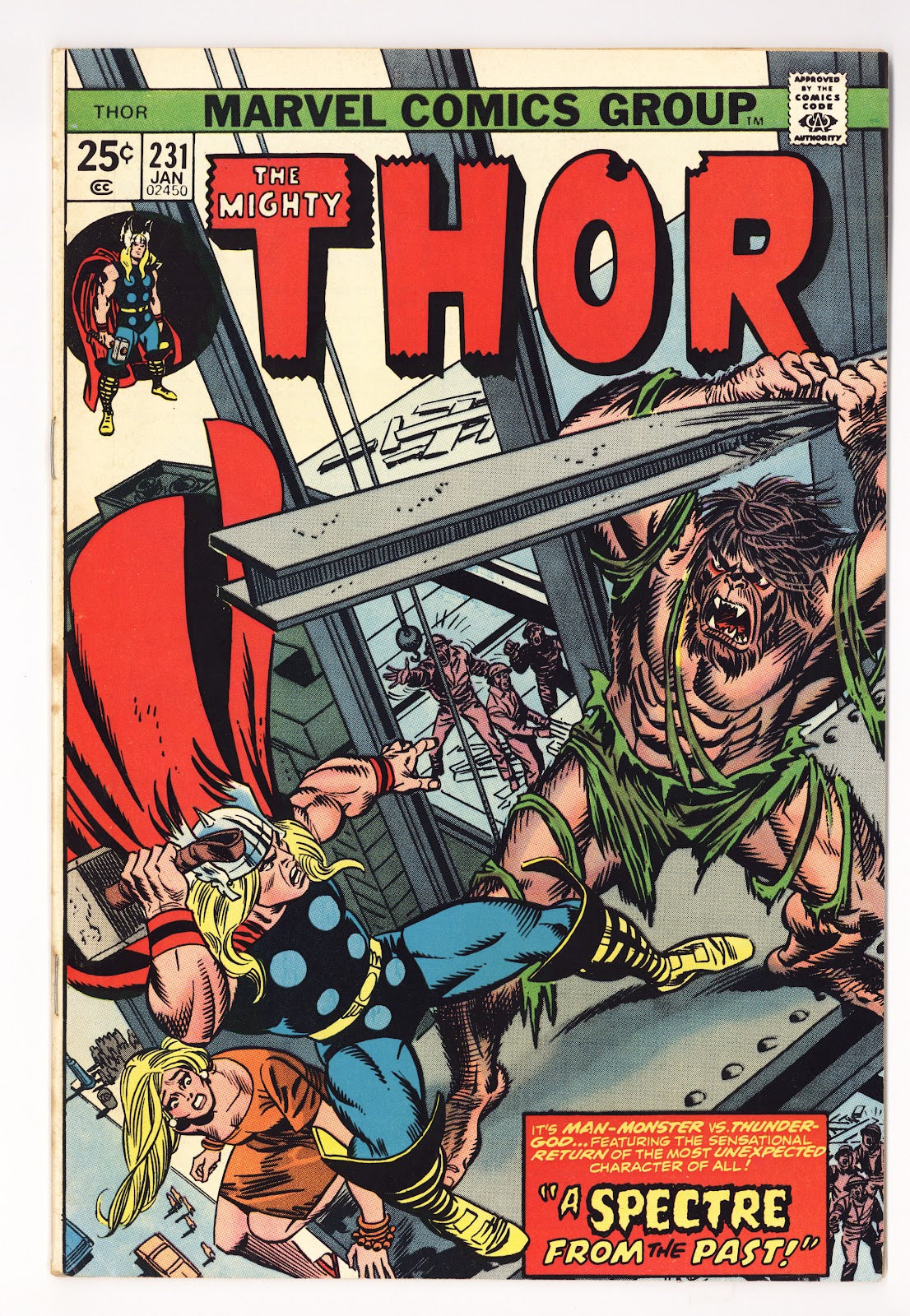 Thor Vol 1 231  Mid Grade   (1975)     