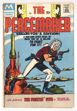The Peacemaker 1 VG (4.0) Double Cover, 2 Wraps Missing (1978)