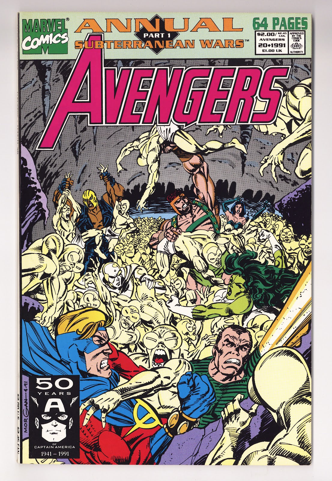 The Avengers Annual Vol 1 20 High Grade (1991) 