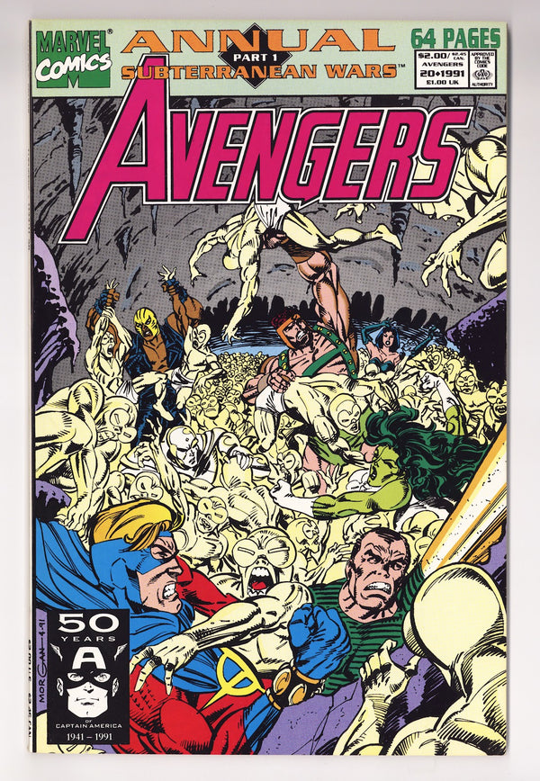The Avengers Annual Vol 1 20 High Grade (1991)