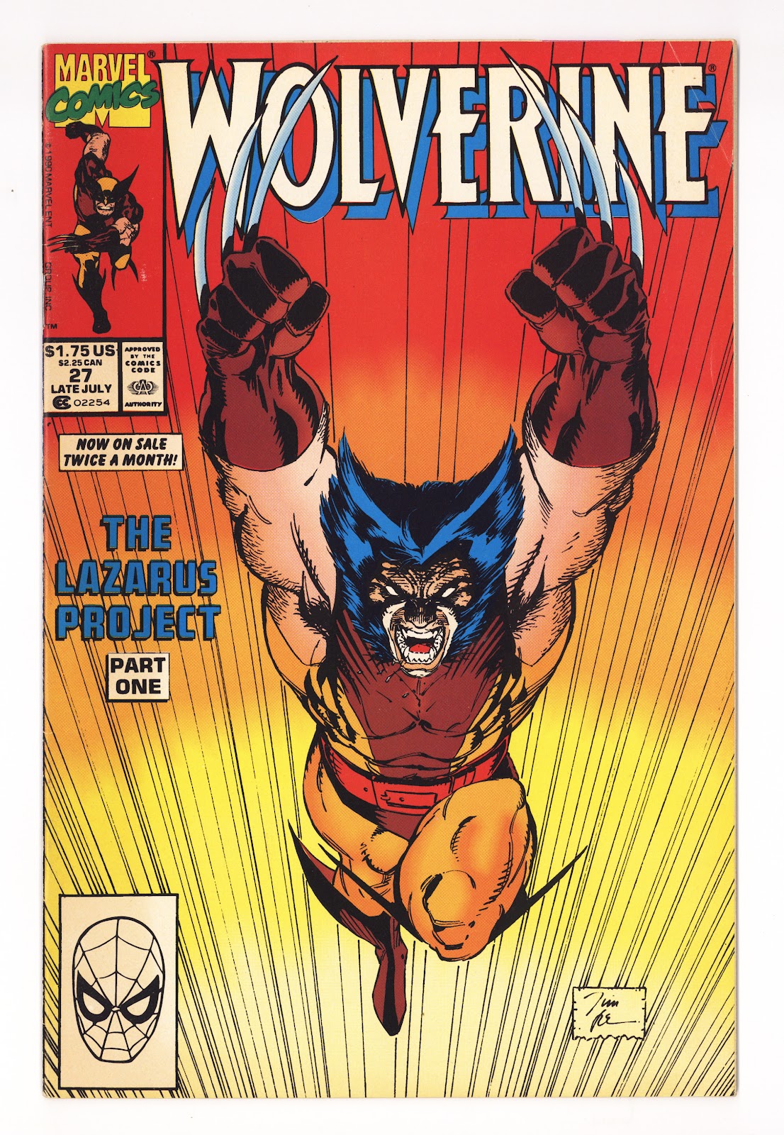 Wolverine Vol 2 27  FN- (5.5)   (1990)     
