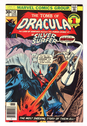 Tomb of Dracula Vol 1 50  VF+ (8.5)   (1976)
