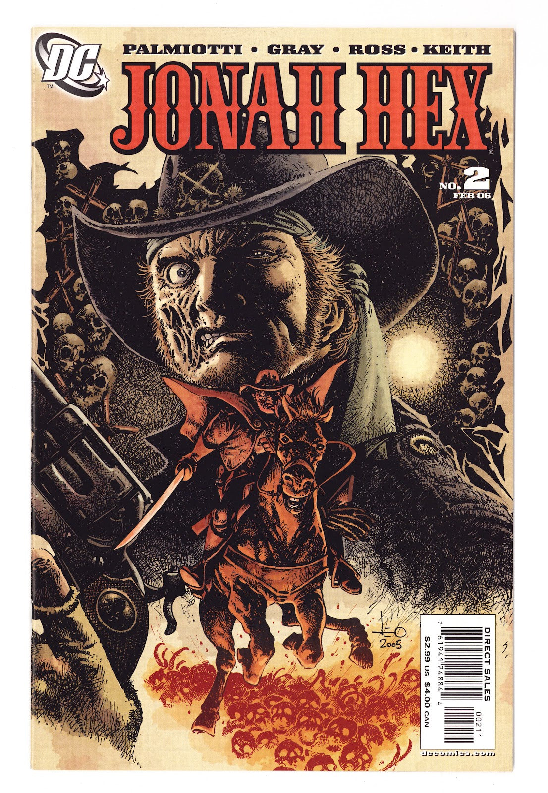 Jonah Hex Vol 2 2  Mid Grade   (2006)     