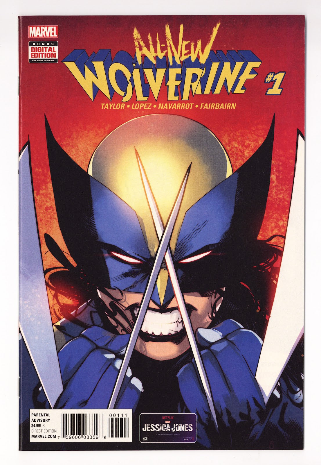 All-New Wolverine   1  VF+ (8.5)   (2016)   Bengal  
