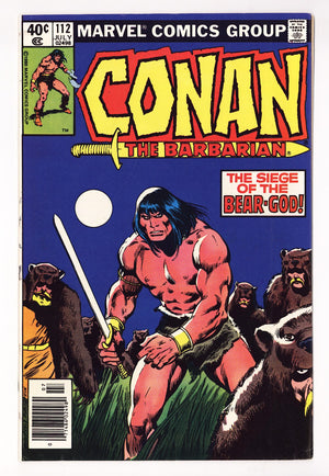 Conan the Barbarian Vol 1 112 Low Grade (1980) Newsstand