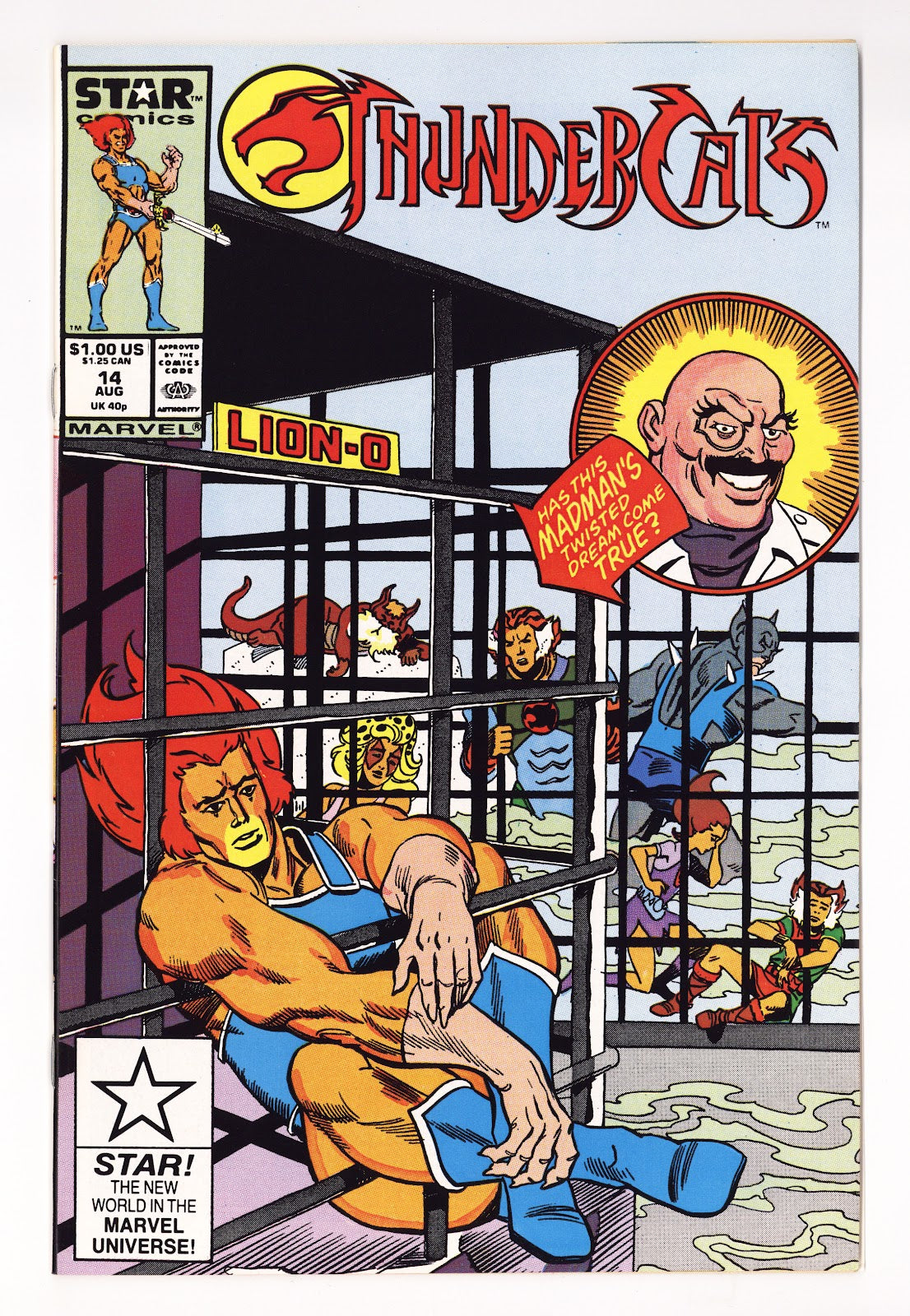 Thundercats Vol 1 14  VF+ (8.5)   (1987)     