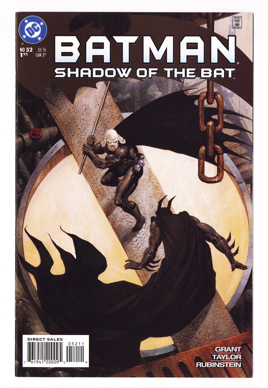 Batman: Shadow of the Bat   52  High Grade   (1996)   Direct Sales  