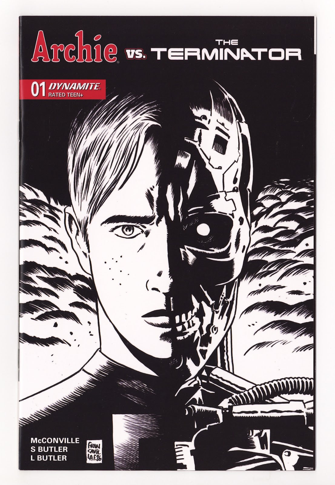 Archie vs the Terminator #1 NM- (9.2) Line Incentive Variant