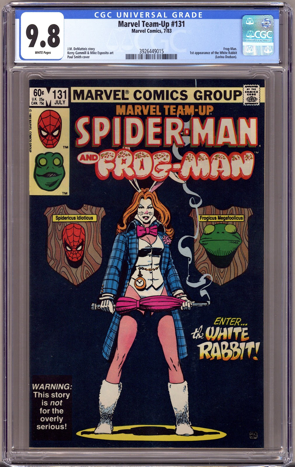 Marvel Team-Up Vol 1 131 CGC 9.8 (NM/M)   (1983)