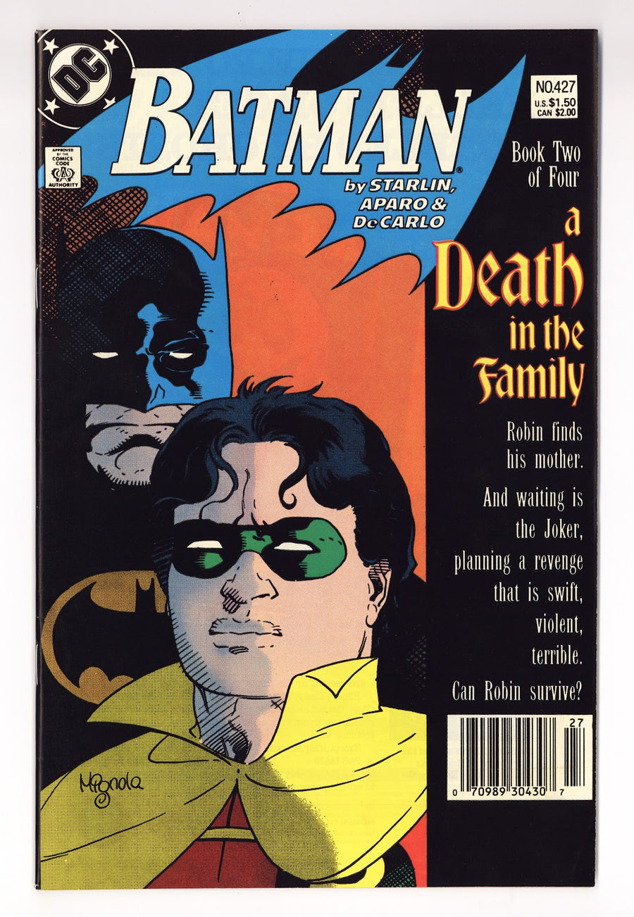 Batman Vol 1 427  VF (8.0)   (1988)   Newsstand  