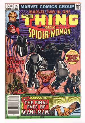 Marvel Two-in-One Vol 1 85  Mid Grade   (1982)   Newsstand