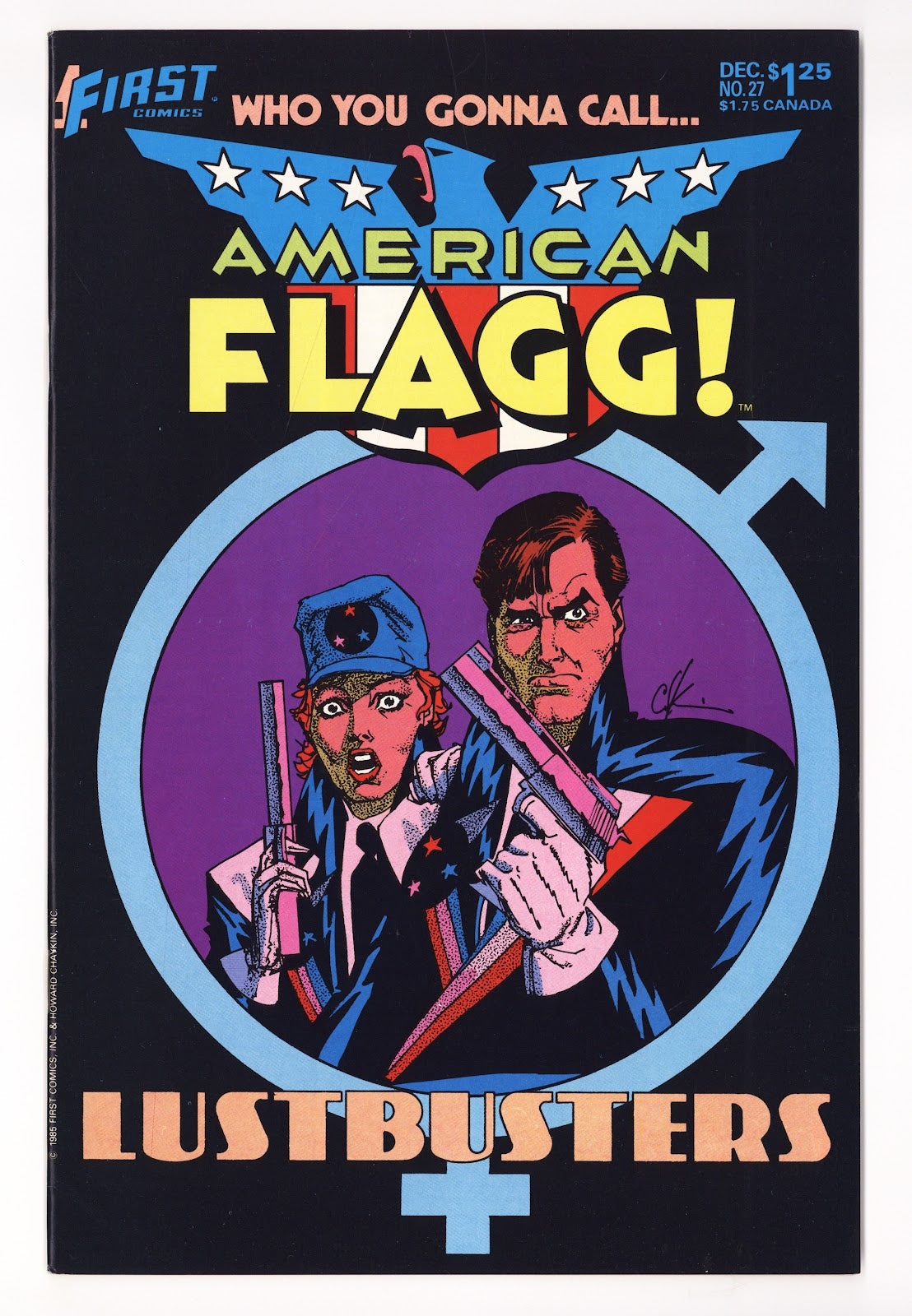 American Flagg! Vol 1 27 Mid Grade (1985) 