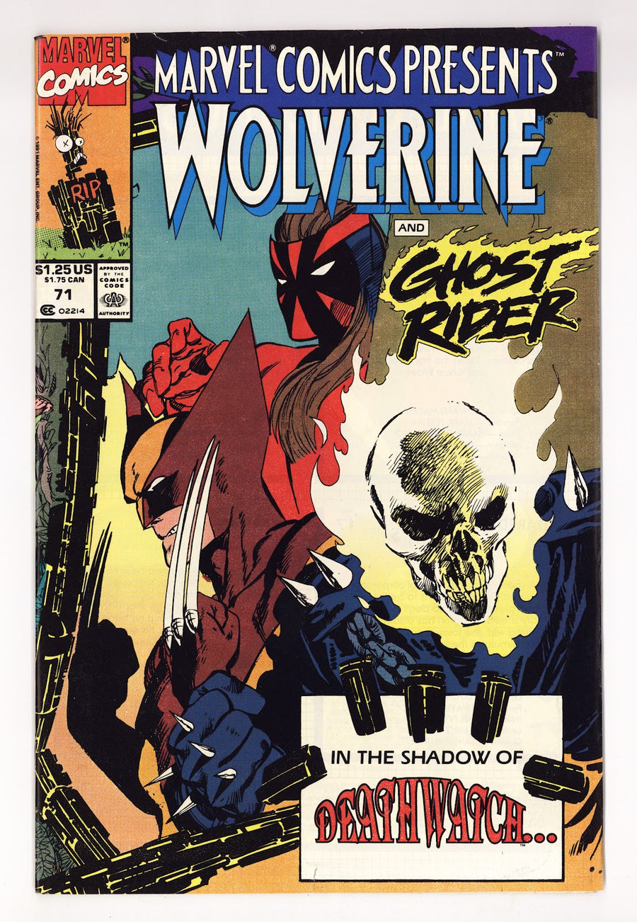 Marvel Comics Presents Vol 1 71  Mid Grade   (1991)   Newsstand