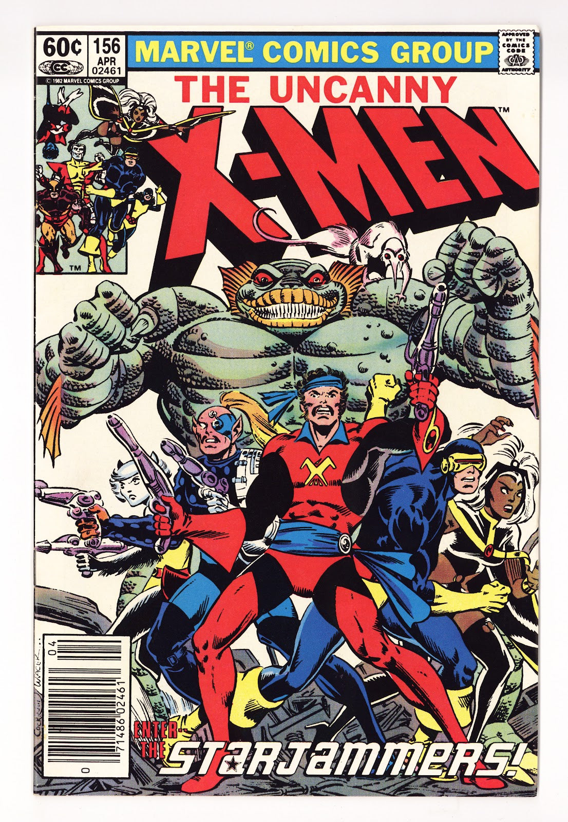 The Uncanny X-Men Vol 1 156  Mid Grade   (1982)   Newsstand