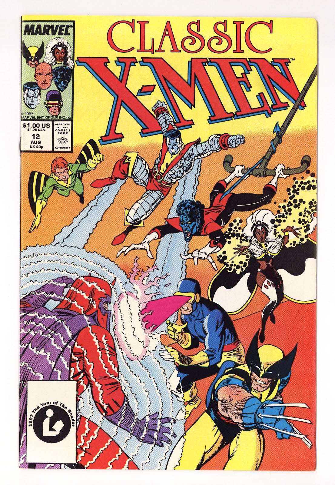 Classic X-Men 12 High Grade (1987) Direct 