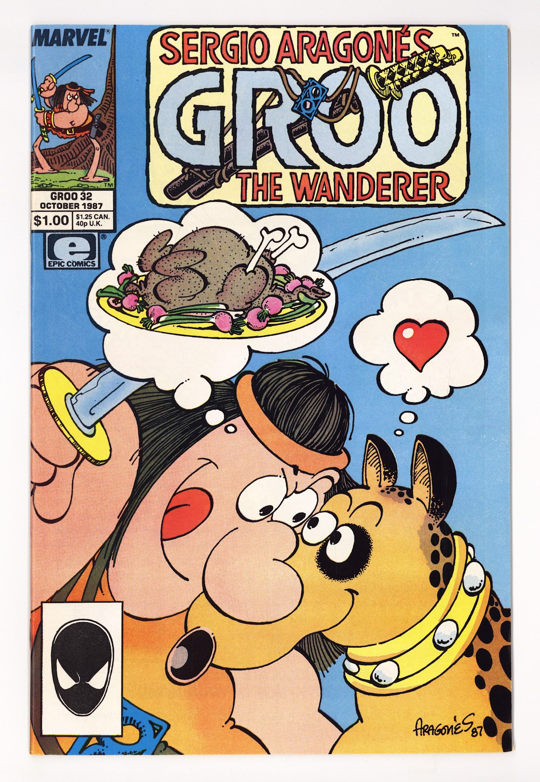 Sergio Aragones Groo the Wanderer Vol 2 32  High Grade   (1987)   Direct  