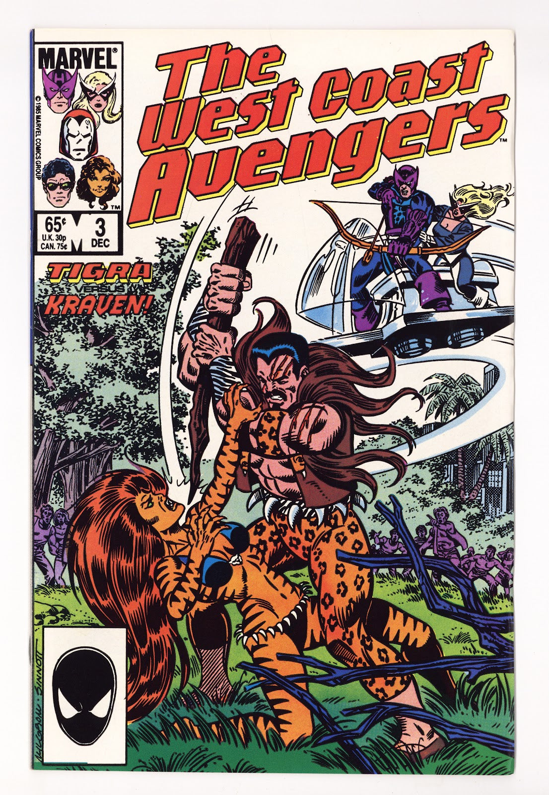 West Coast Avengers Vol 2 3  High Grade   (1985)   Direct  
