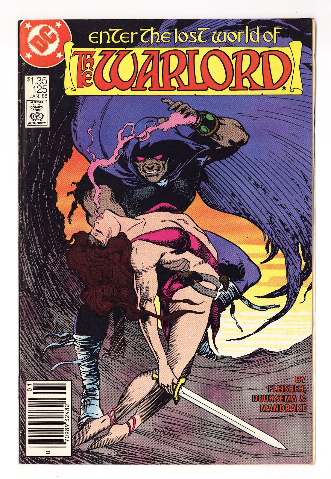 Warlord Vol 1 125  Mid Grade   (1988)   Canadian Price Variant
