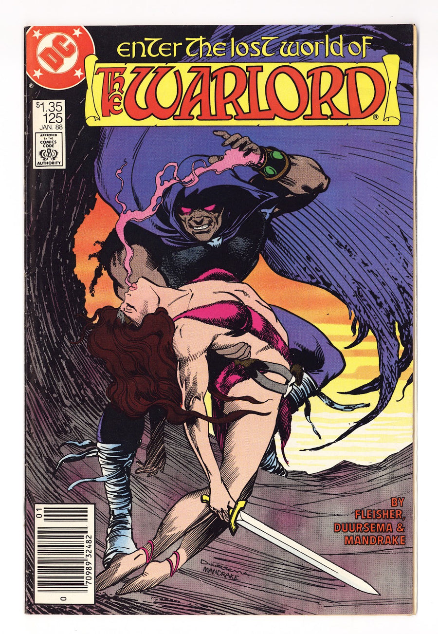 Warlord Vol 1 125  Mid Grade   (1988)   Canadian Price Variant