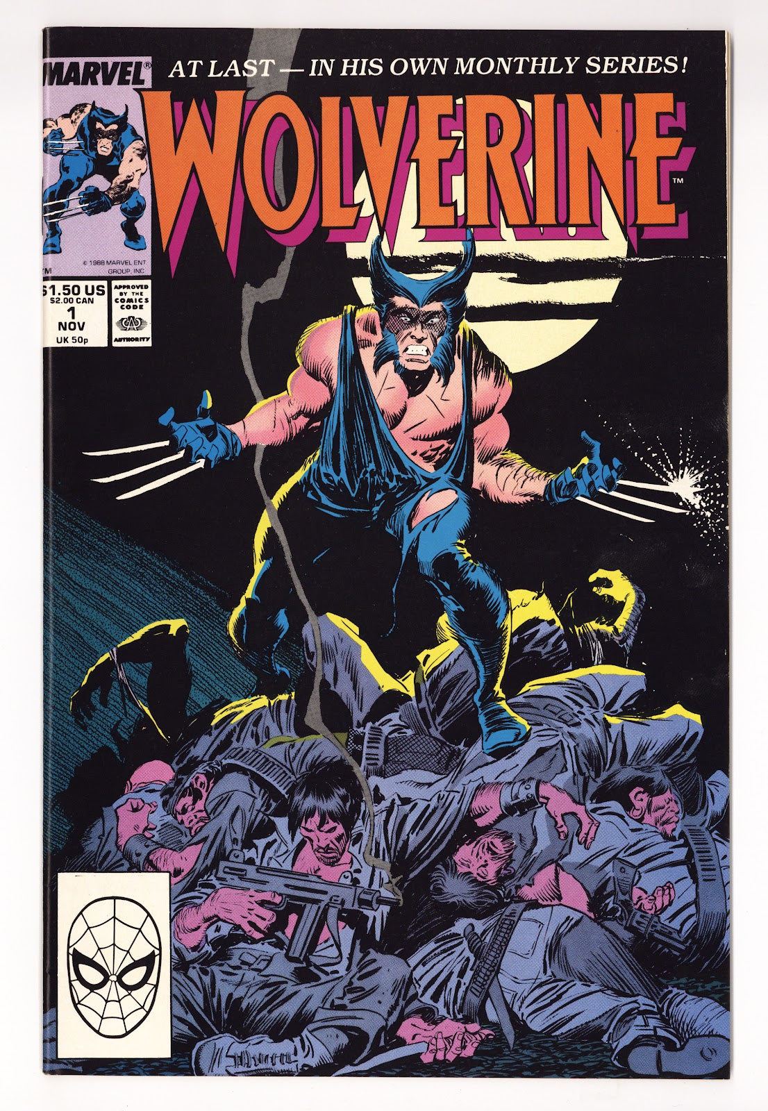 Wolverine Vol 2 1  VF- (7.5)   (1988)