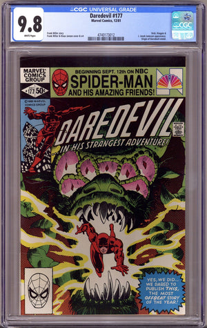 Daredevil Vol 1 177 CGC 9.8 (NM/M) (1981)