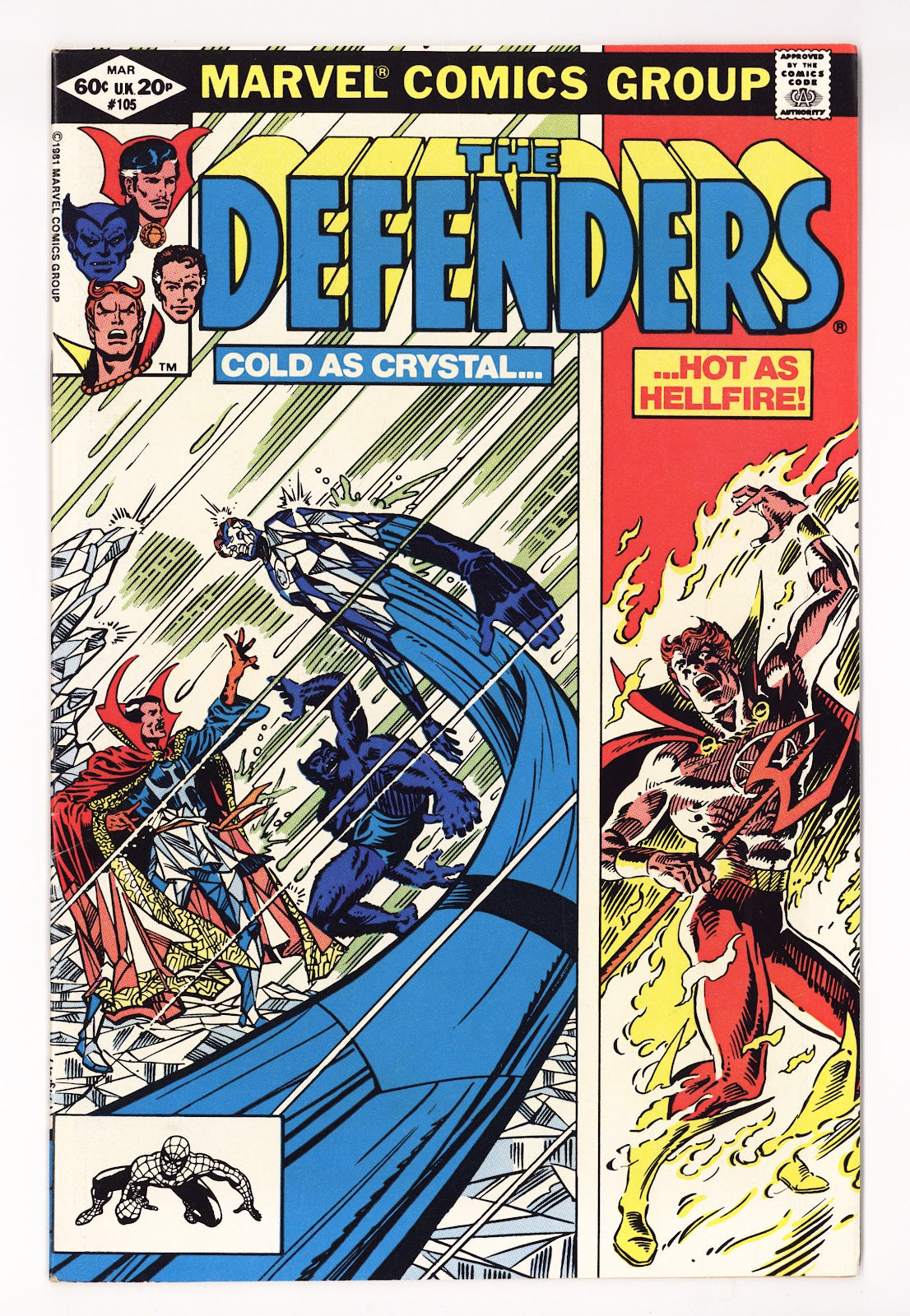 The Defenders Vol 1 105  Mid Grade   (1982)   Direct  