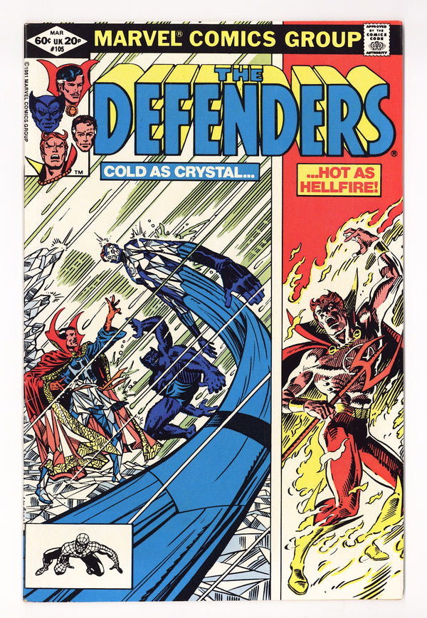 The Defenders Vol 1 105  Mid Grade   (1982)   Direct