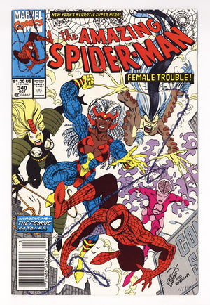 The Amazing Spider-Man Vol 1 340 Mid Grade (1990) Newsstand