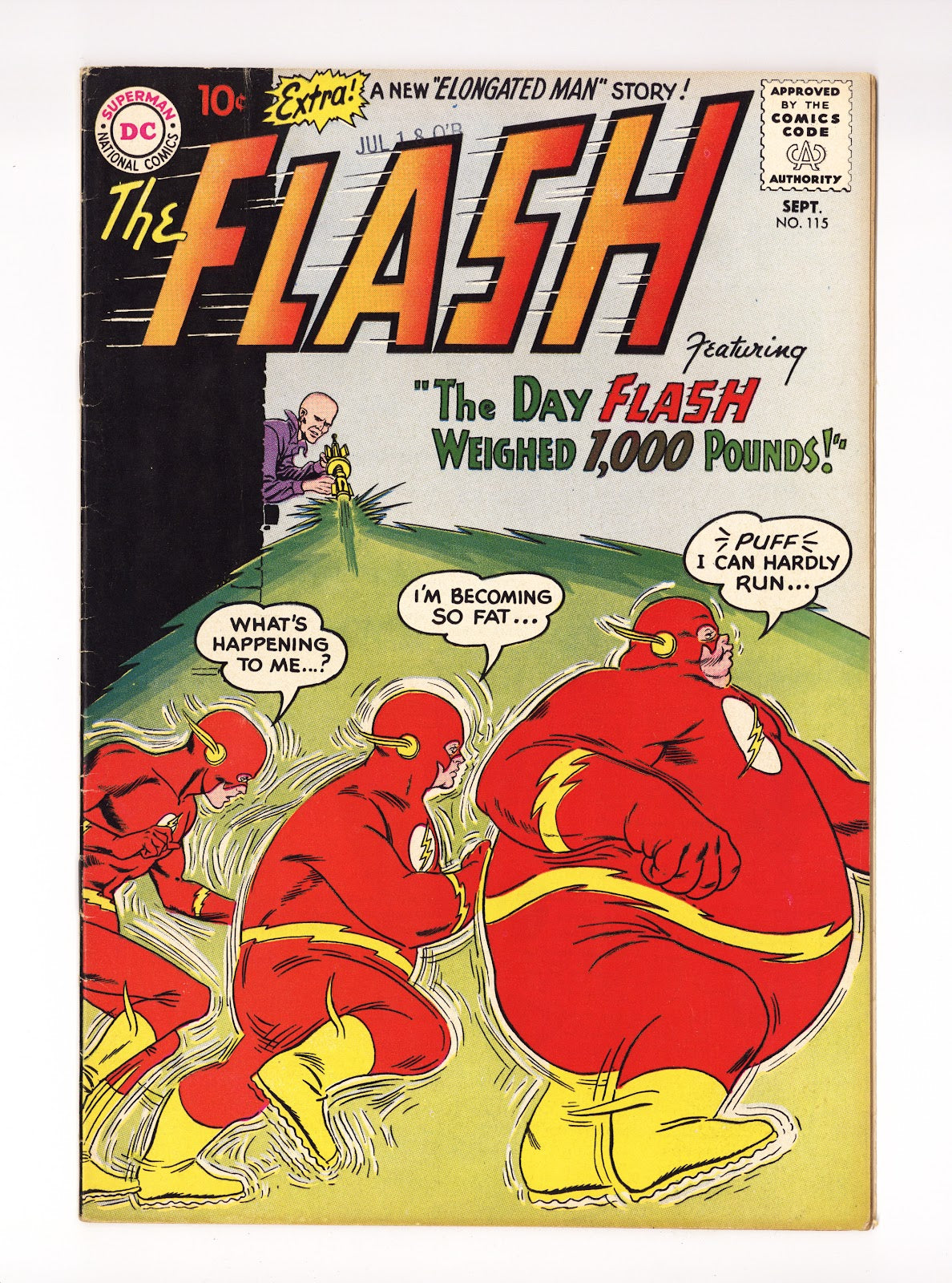 The Flash Vol 1 115  FN (6.0)   (1960)     