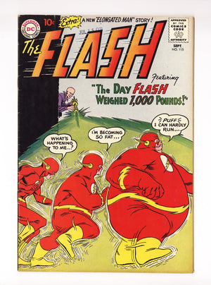 The Flash Vol 1 115  FN (6.0)   (1960)