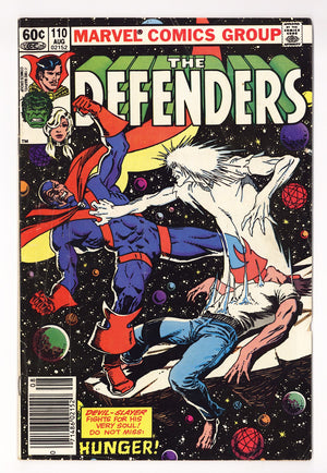 The Defenders Vol 1 110  Low Grade   (1982)   Newsstand