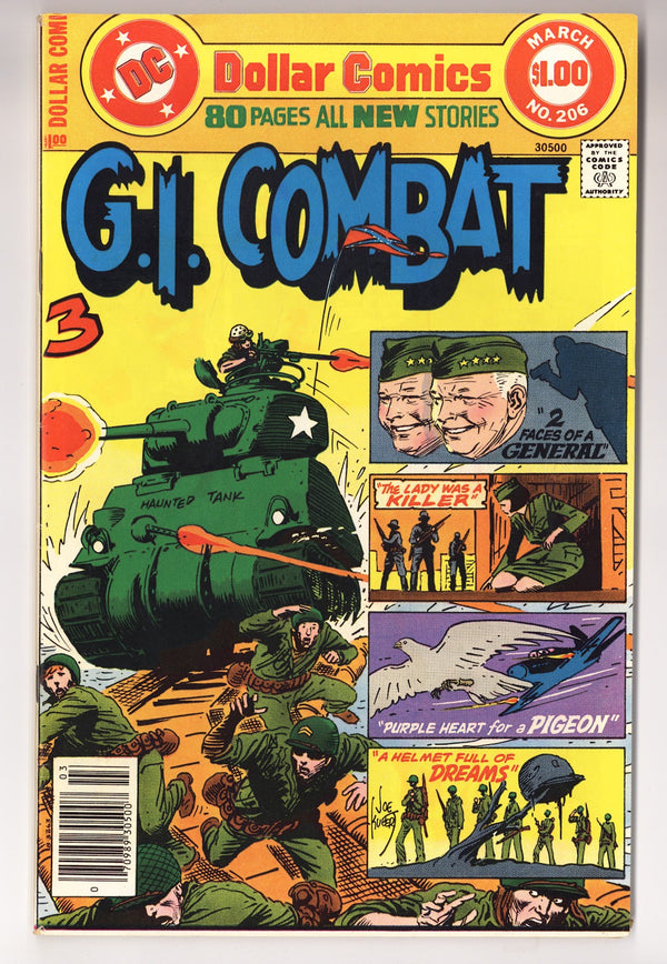 G.I. Combat Vol 1 206  Mid Grade   (1978)