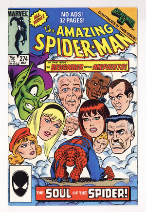 The Amazing Spider-Man Vol 1 274  VF/NM (9.0)   (1986)
