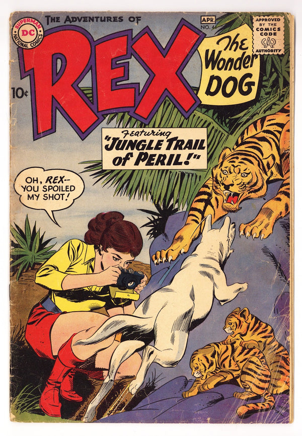 The Adventures of Rex the Wonder Dog   44  GD+ (2.5)   (1959)