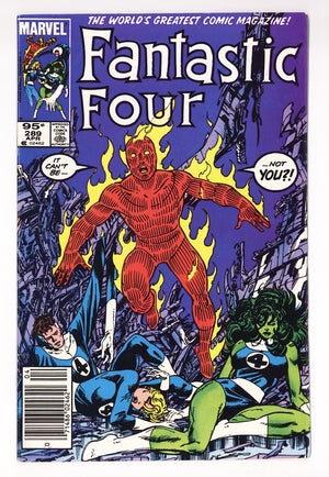 Fantastic Four Vol 1 289 Mid Grade (1986) Canadian Price Variant