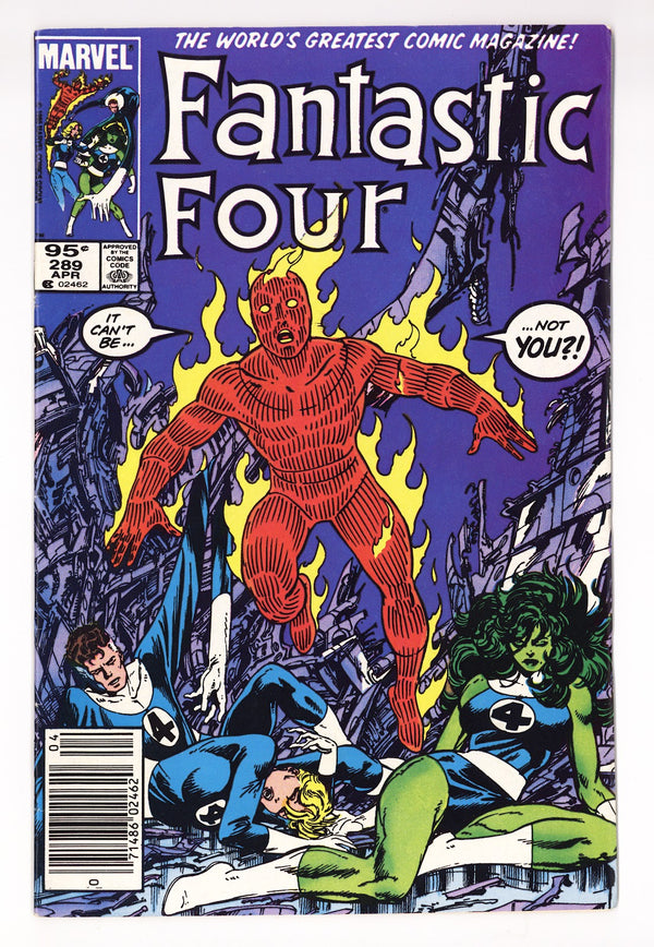 Fantastic Four Vol 1 289 Mid Grade (1986) Canadian Price Variant