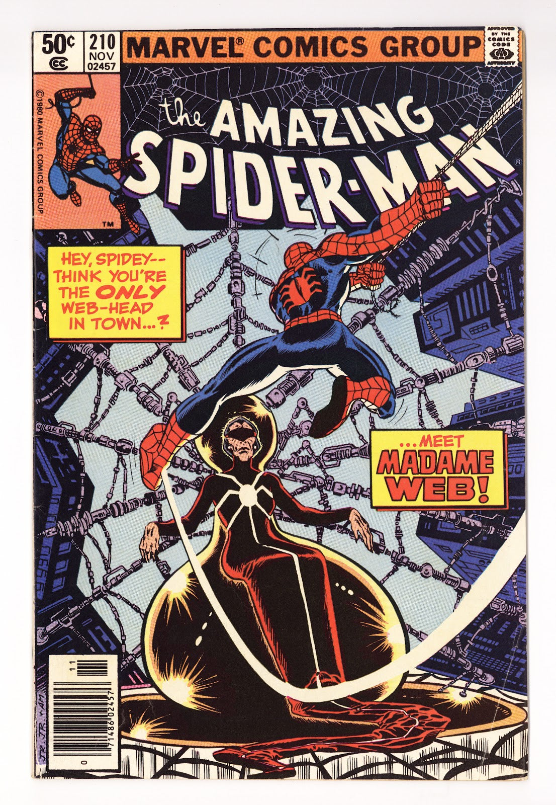 The Amazing Spider-Man Vol 1 210 VG+ (4.5) (1980) Newsstand 