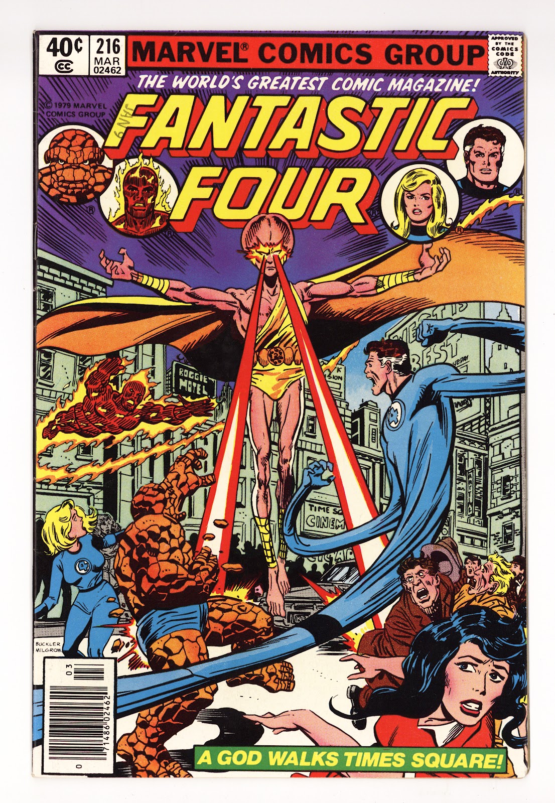 Fantastic Four Vol 1 216 Mid Grade (1980) Newsstand 