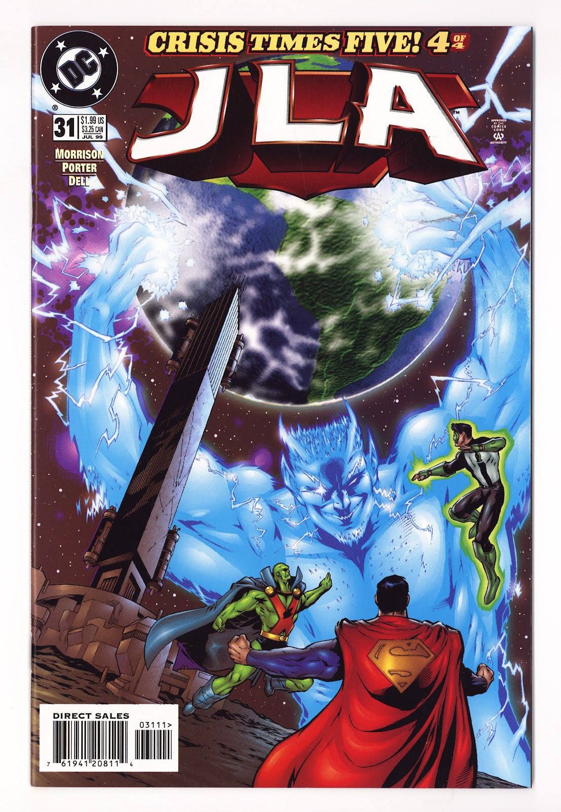 JLA 31 High Grade (1999) Direct Sales 