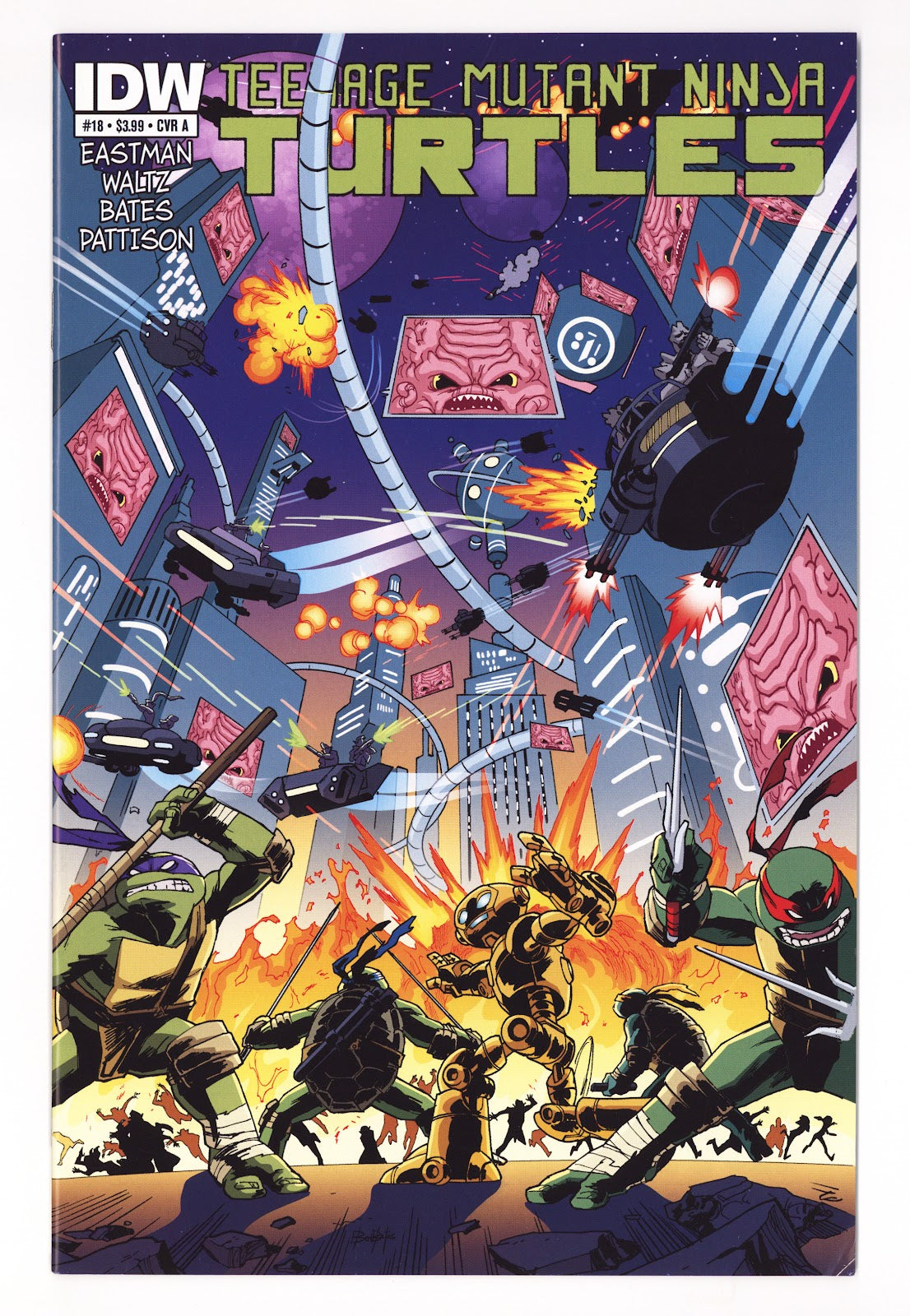 Teenage Mutant Ninja Turtles Vol 5 18 Mid Grade (2013) 