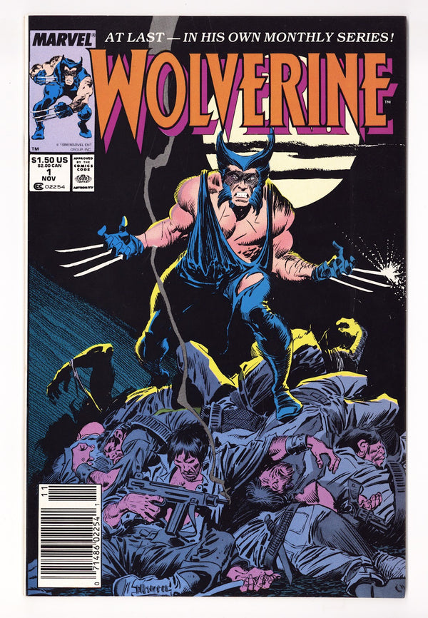 Wolverine Vol 2 1 VF- (7.5) (1988) Newsstand