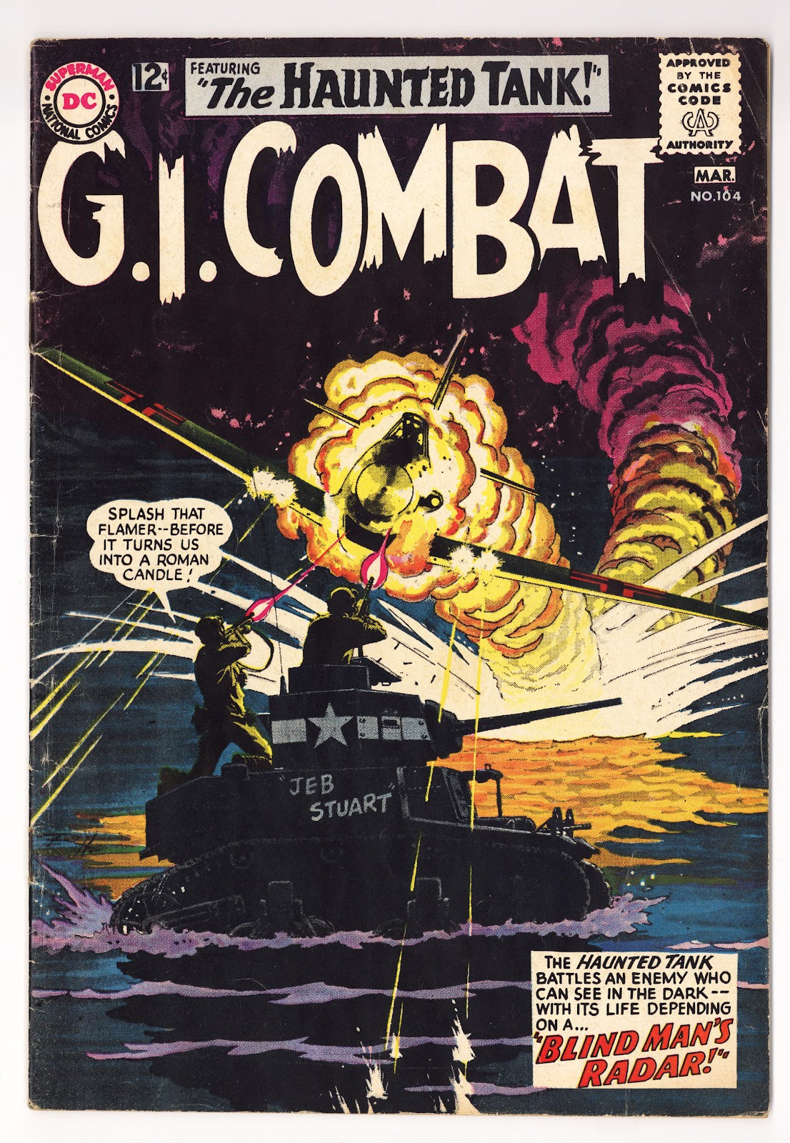 G.I. Combat Vol 1 104  VG (4.0)   (1964)     
