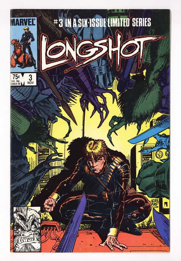 Longshot Vol 1 3 VF (8.0) (1985)