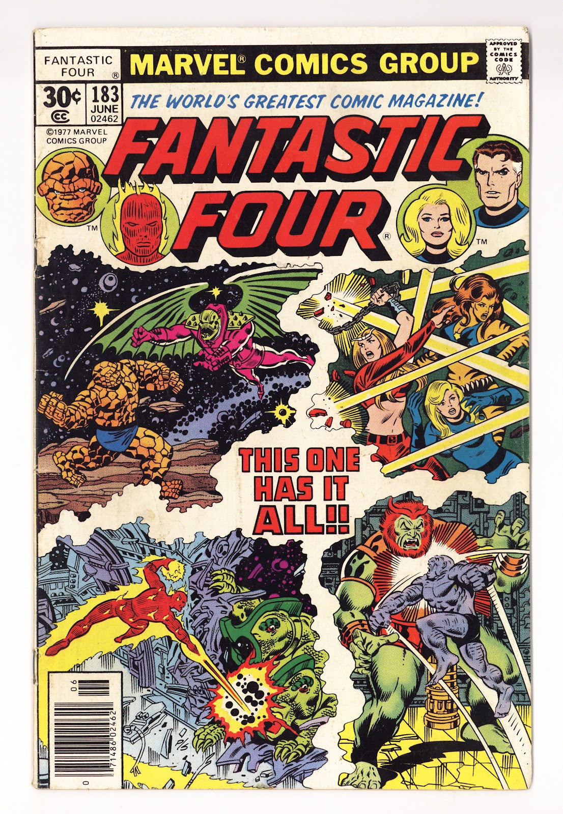 Fantastic Four Vol 1 183 Low Grade (1977) 