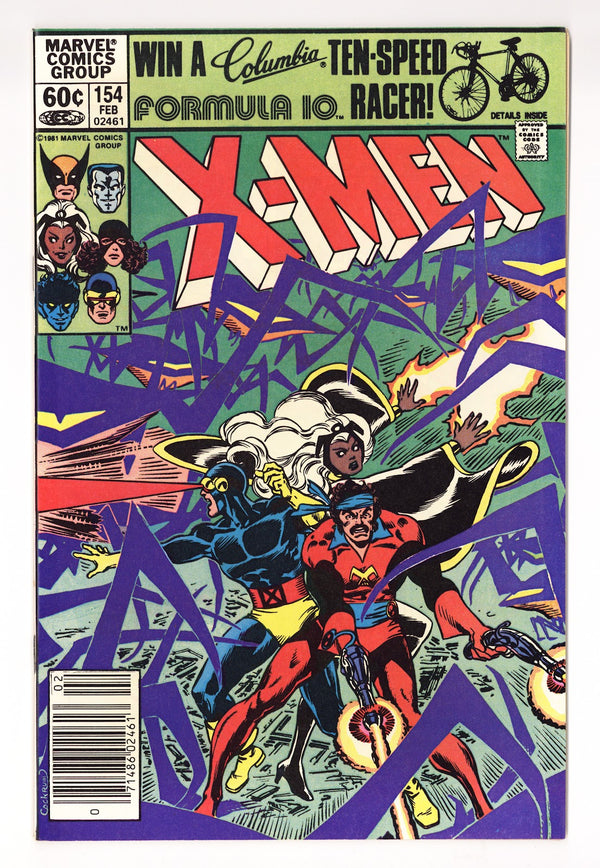 The Uncanny X-Men Vol 1 154  VF/NM (9.0)   (1982)   Newsstand