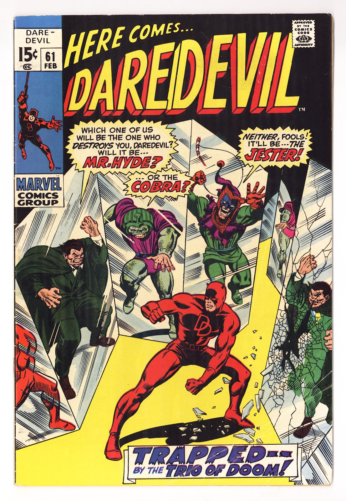 Daredevil Vol 1 61  FN- (5.5)   (1970)