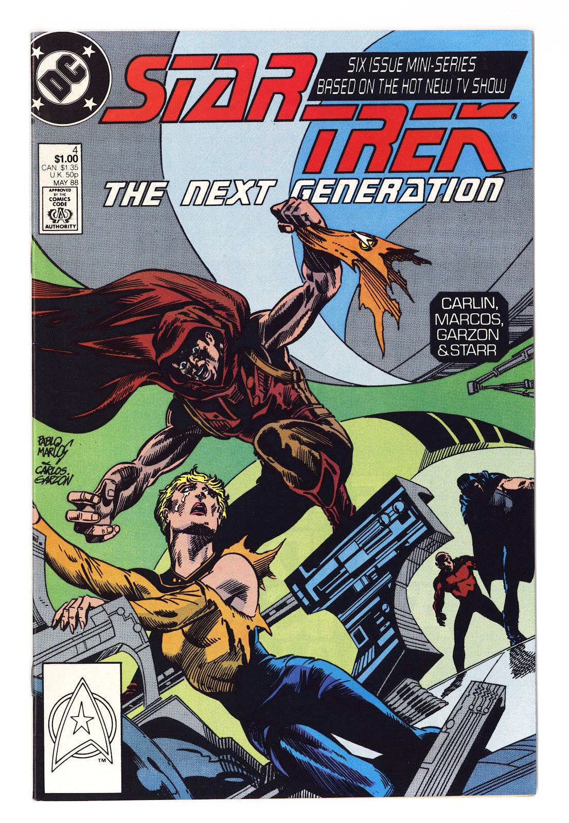 Star Trek: The Next Generation Vol 1 4  High Grade   (1988)