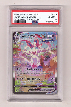 Pokemon Evolving Skies Sylveon Vmax PSA 10 (2021)